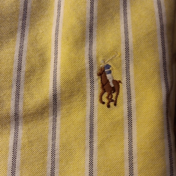 Ralph Lauren Classic Cut 17.5 32/33 yellow - Picture 2 of 4